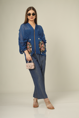 Farida Top With Crush Pants