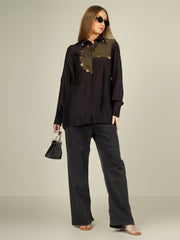 Black Half Moon Shirt