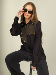 Black Half Moon Shirt