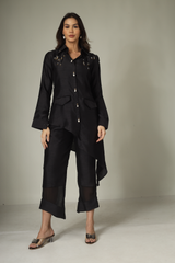 Black Jhaalar Coord Set