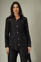 Black Jhaalar Coord Set