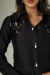 Black Jhaalar Coord Set