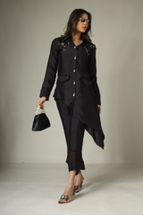 Black Jhaalar Coord Set