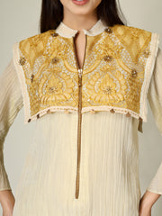 Power Shoulder Shaded Dress