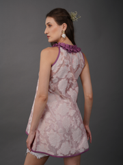 High Low Pink Floral Top