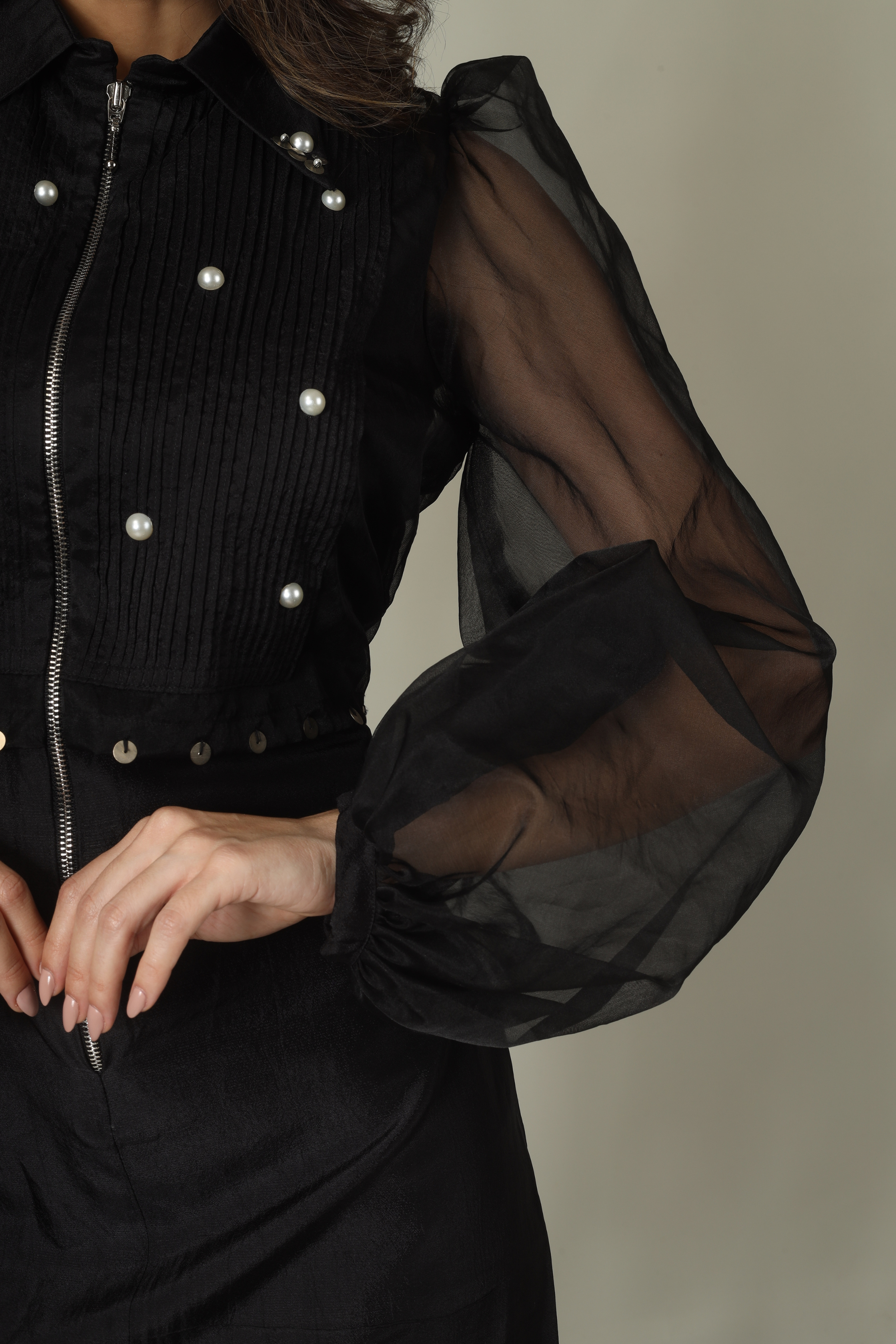 Little Black Pearl Dress