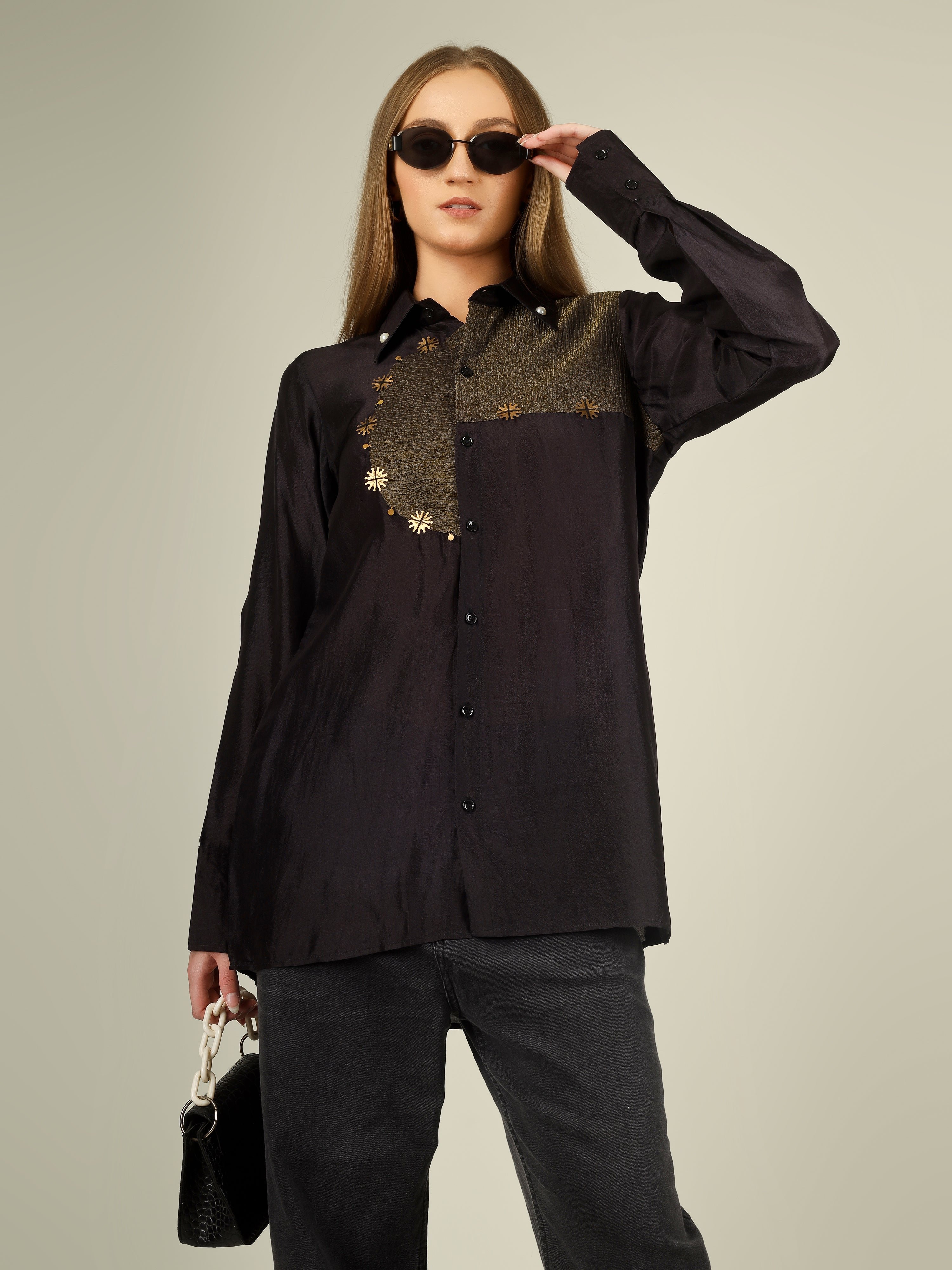 Black Half Moon Shirt