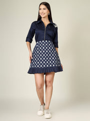Box Denim Skirt Set