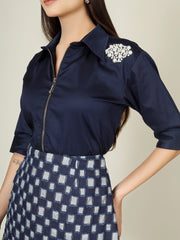 Box Denim Skirt Set