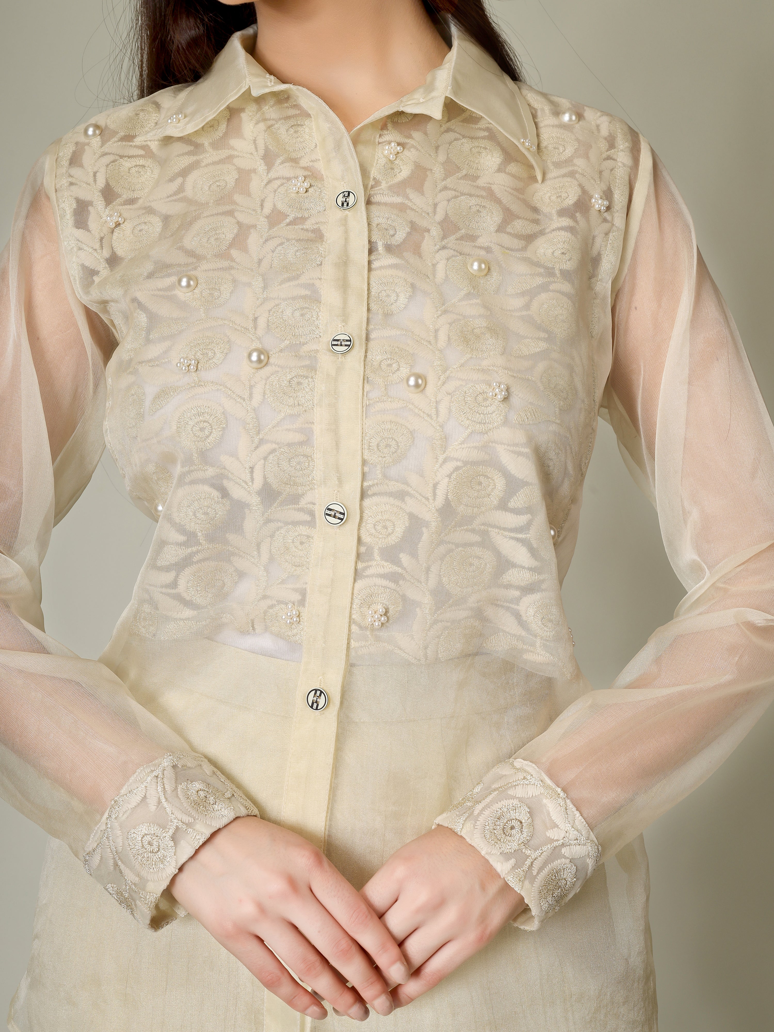 Pearl ivory Co-ord set