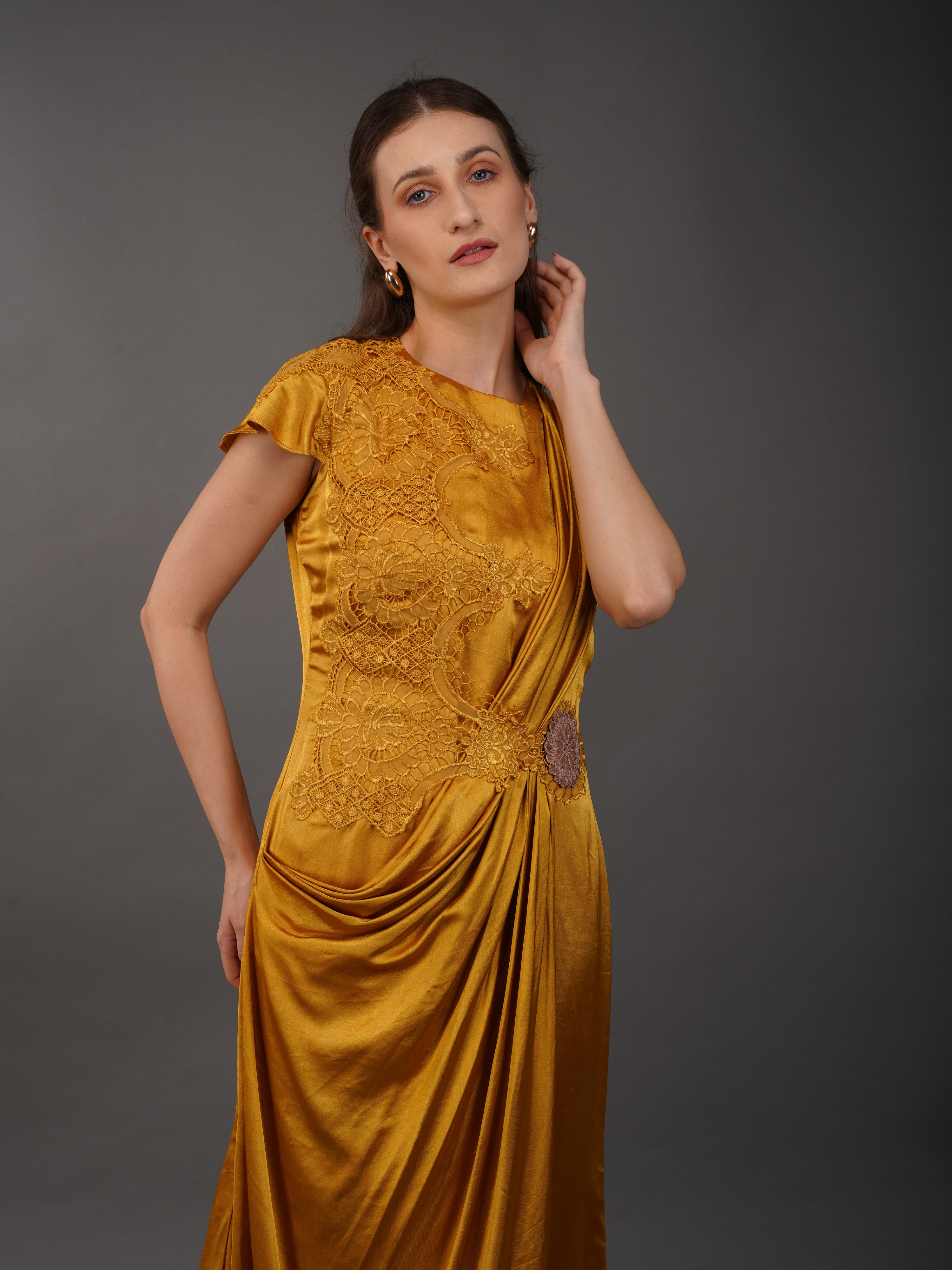 Armour Drape Dress