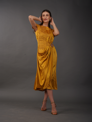 Armour Drape Dress