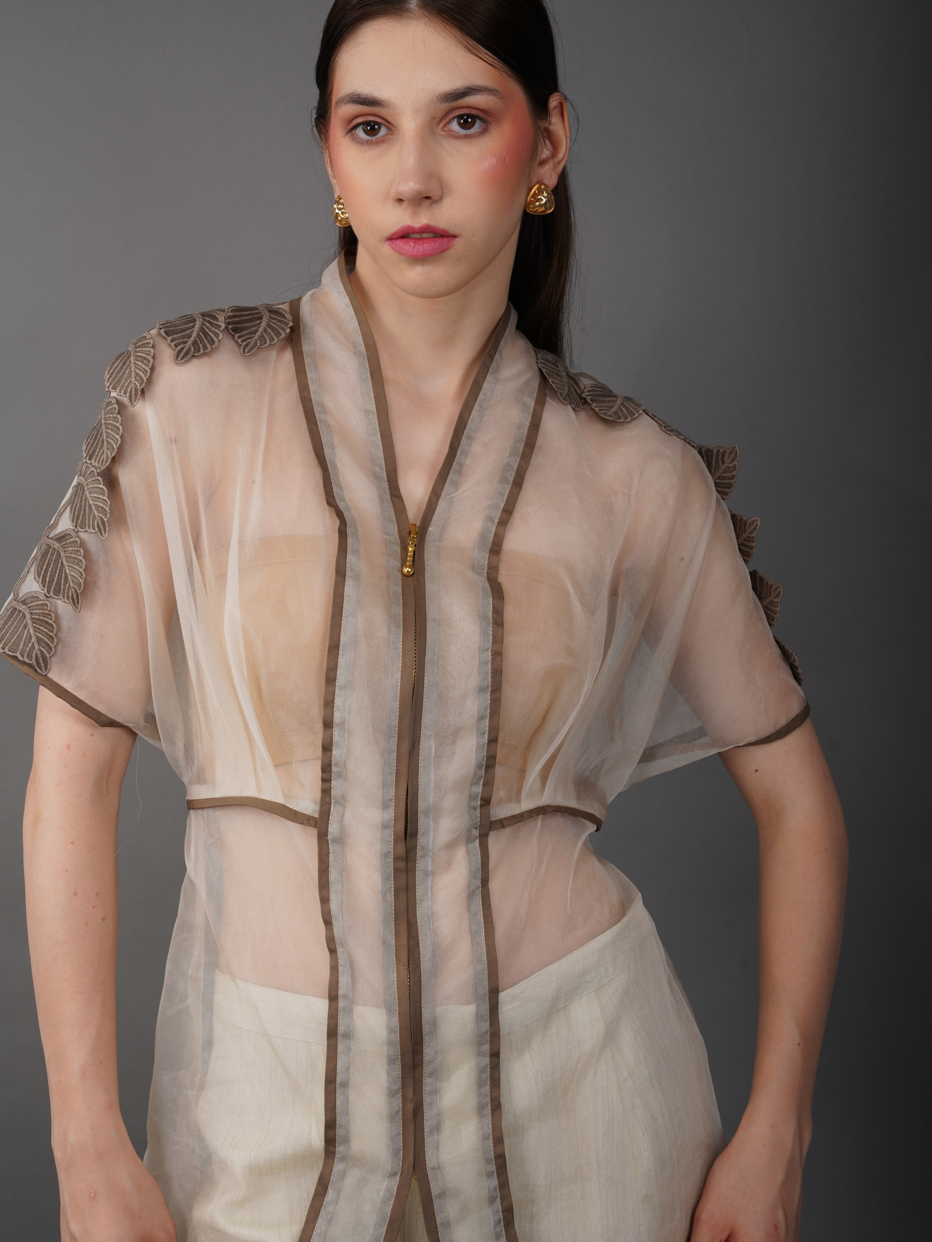 Leaf Shoulder Top