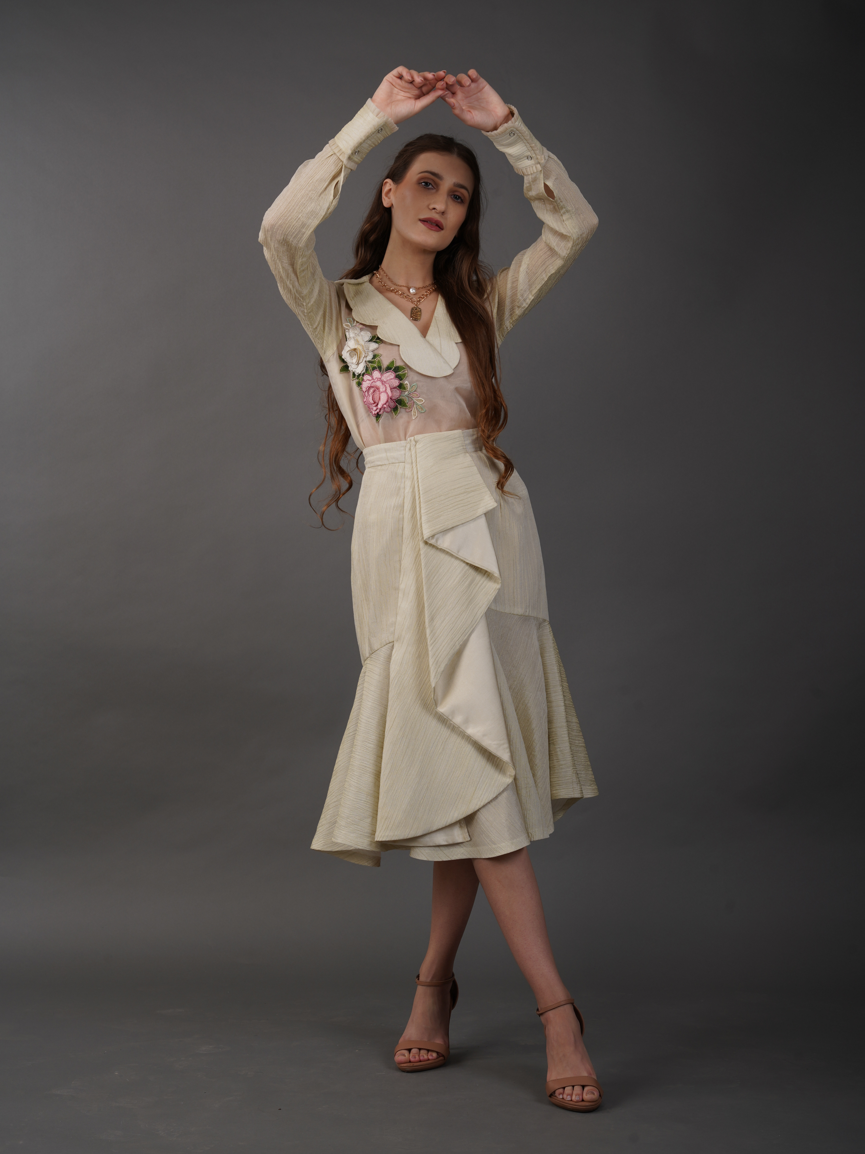 Waterfall Skirt Set