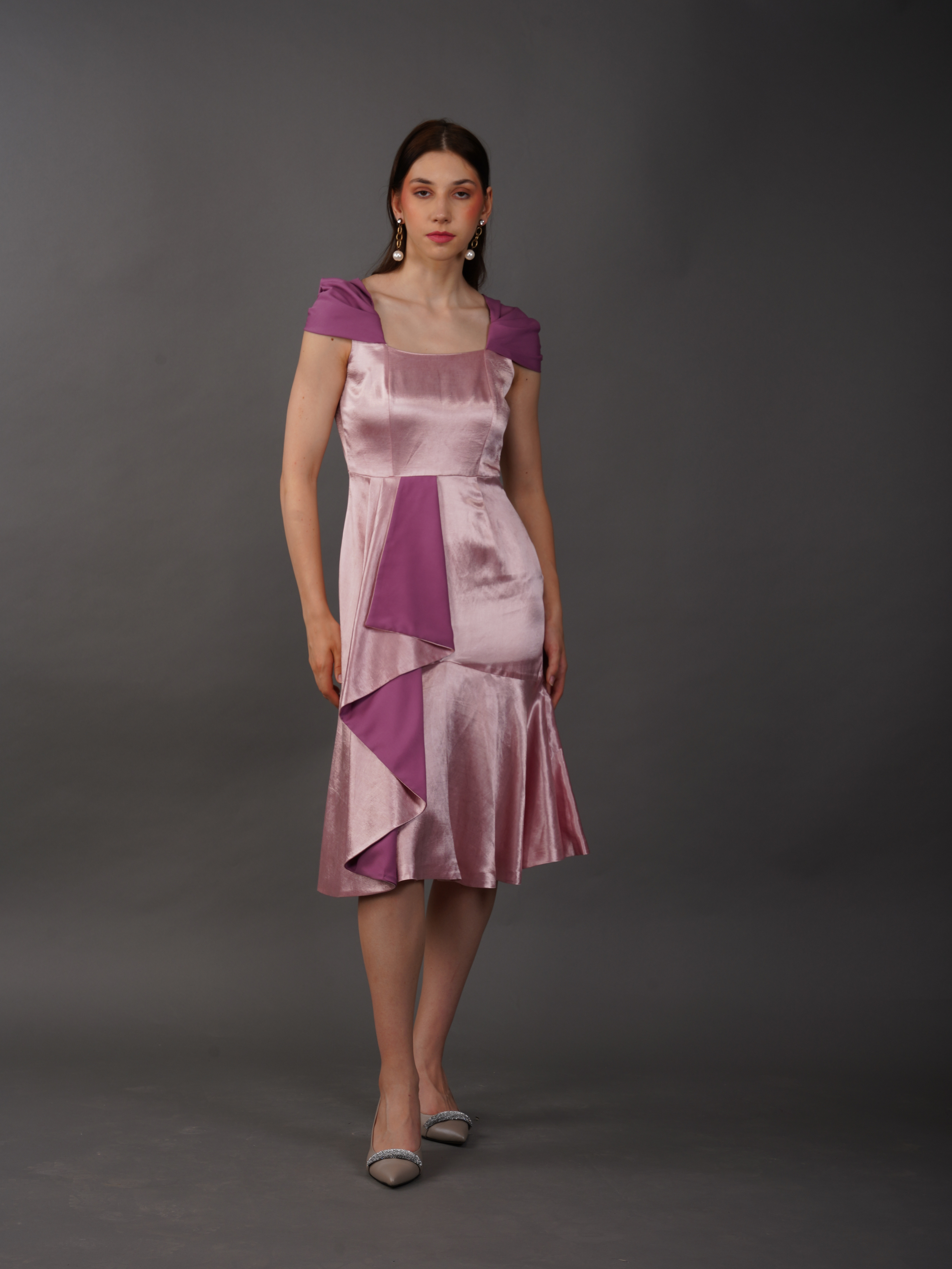 Waterfall Pink Dress
